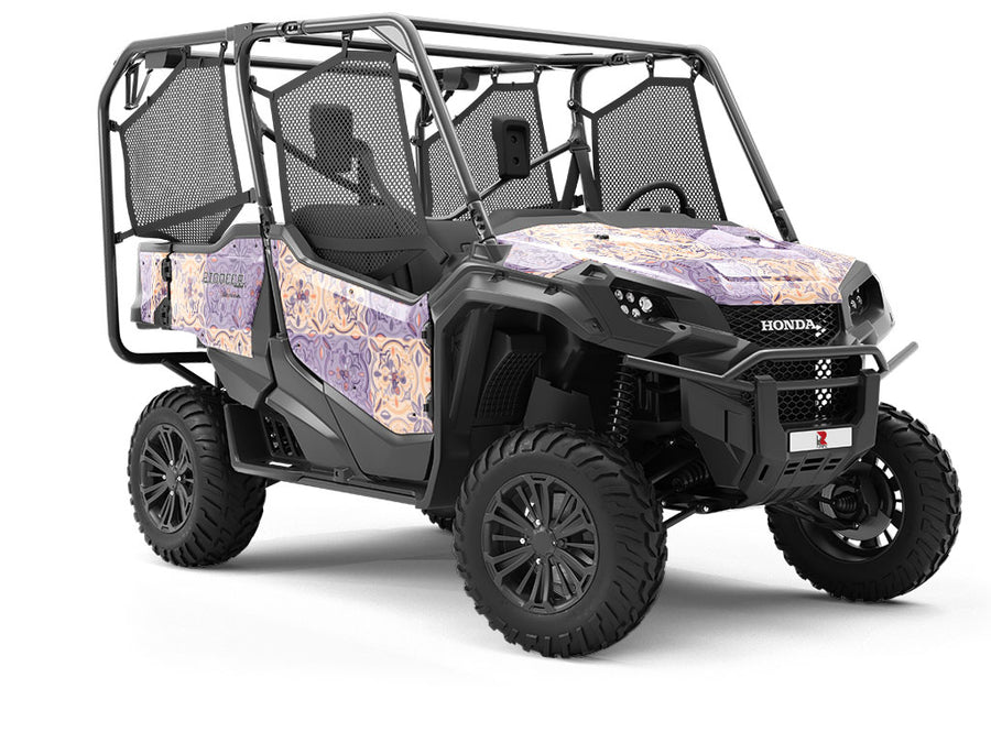 Wisteria Tile Utility Vehicle Vinyl Wrap