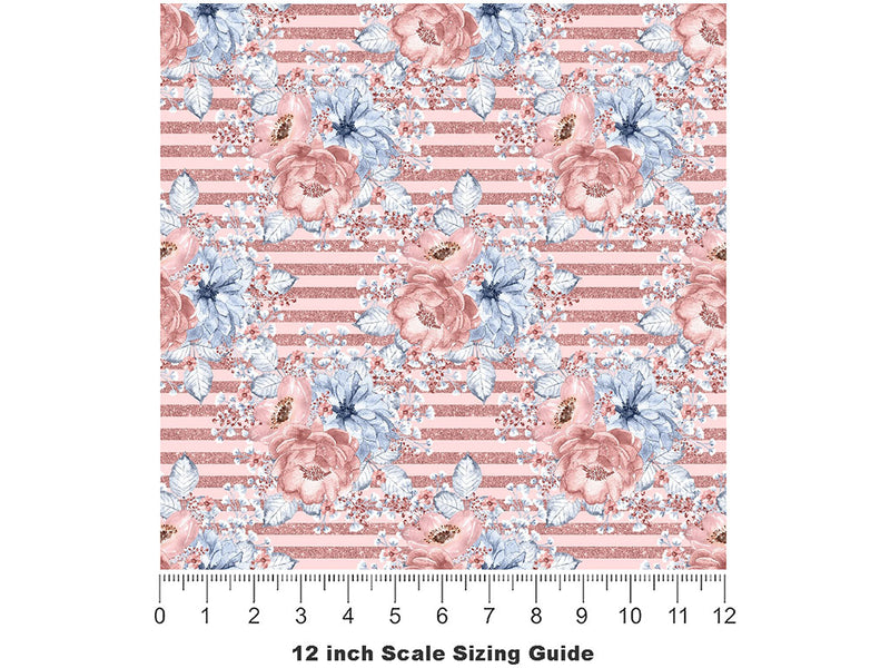Wonderful Bouquet Fantasy Vinyl Film Pattern Size 12 inch Scale~Rwraps Wonderful Bouquet Fantasy Sizing Chart~2