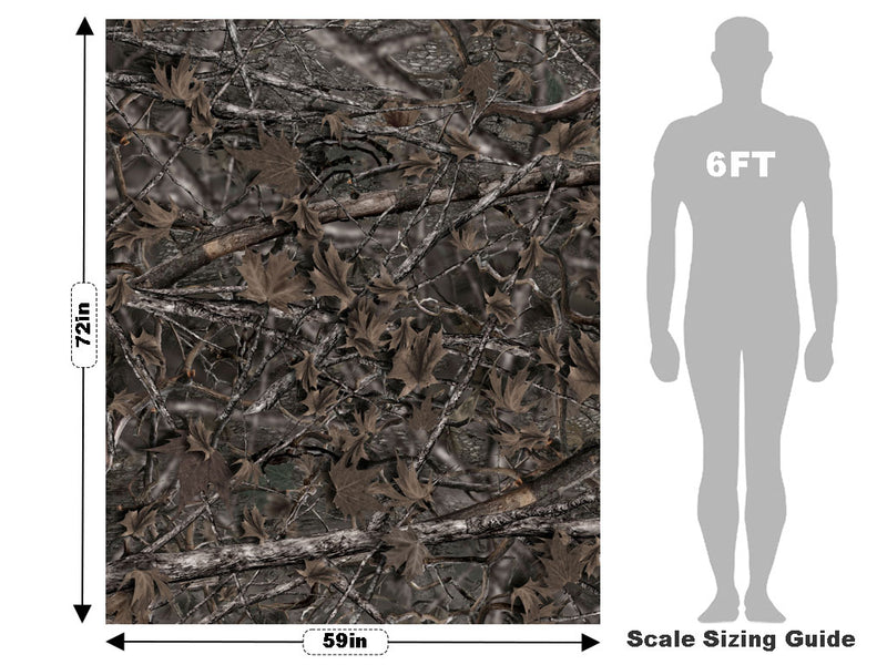 Woodland Ghost Camouflage Vehicle Wrap Scale~Rwraps Series 914 Woodland Ghost Camouflage Measurements~1
