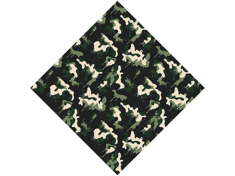 Woodland Graffiti Camouflage Vinyl Wrap Pattern