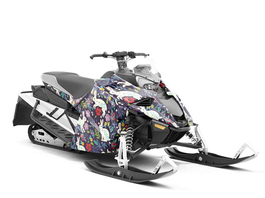 Woodland Guide Animal Custom Wrapped Snowmobile