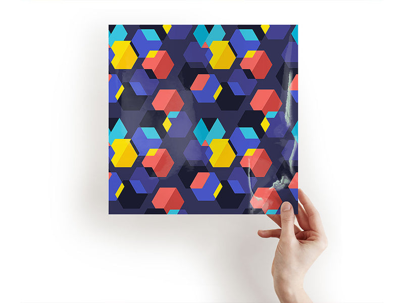 work over abstract geometric Craft Sheets