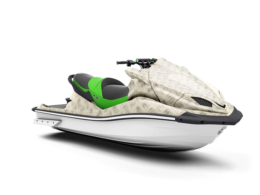 Worn Aluminum Diamond Plate Jet Ski Vinyl Customized Wrap