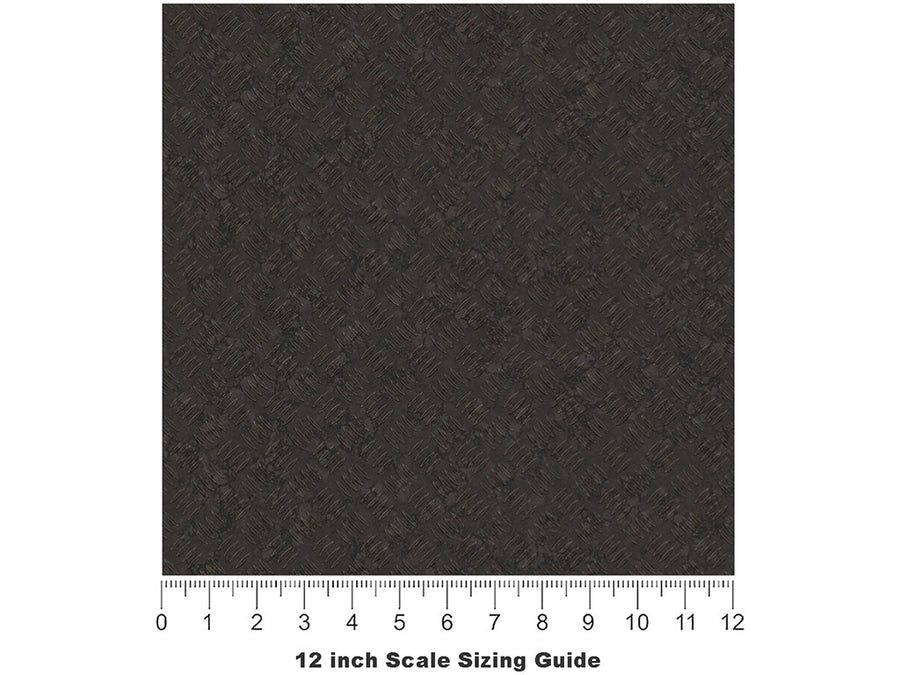 Woven Mesh Diamond Plate Vinyl Film Pattern Size 12 inch Scale~Rwraps Woven Mesh Sizing Chart~2