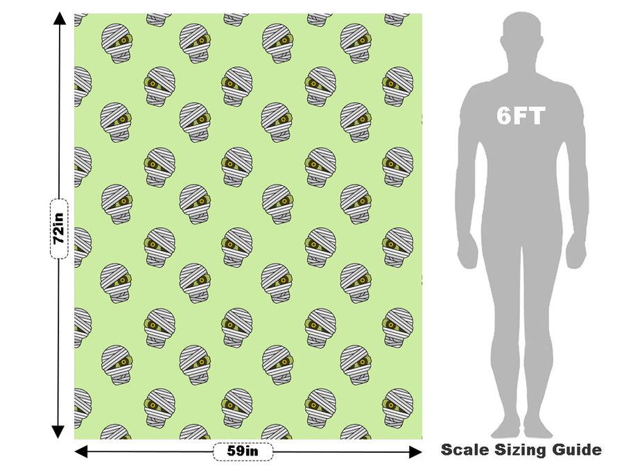 Wrapped Up Halloween Vehicle Wrap Scale~Rwraps Series 914 Wrapped Up Halloween Measurements~1