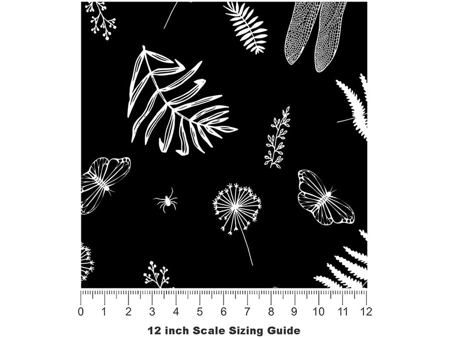 X-Ray Specs Bug Vinyl Film Pattern Size 12 inch Scale~Rwraps X-Ray Specs Bug Sizing Chart~2
