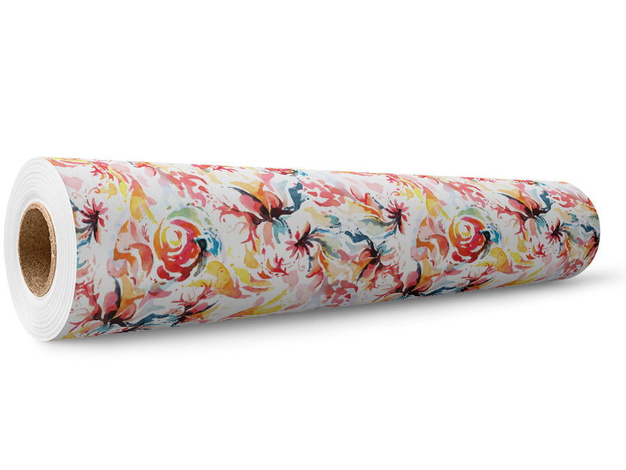 X-Ray Specs Watercolor Wrap Film Wholesale Roll~Rwraps Series 914 Digitally Printed Vinyl Roll~5