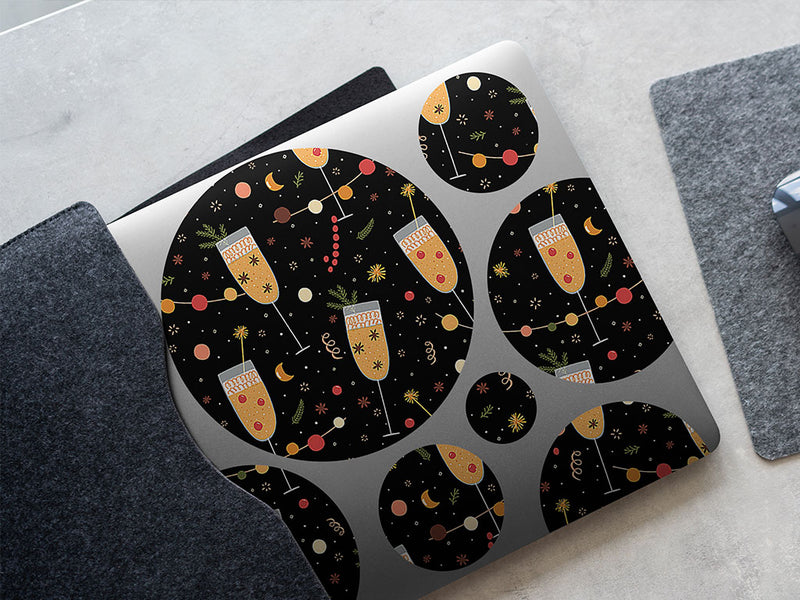 yearly resolutions alcohol DIY Laptop Stickers