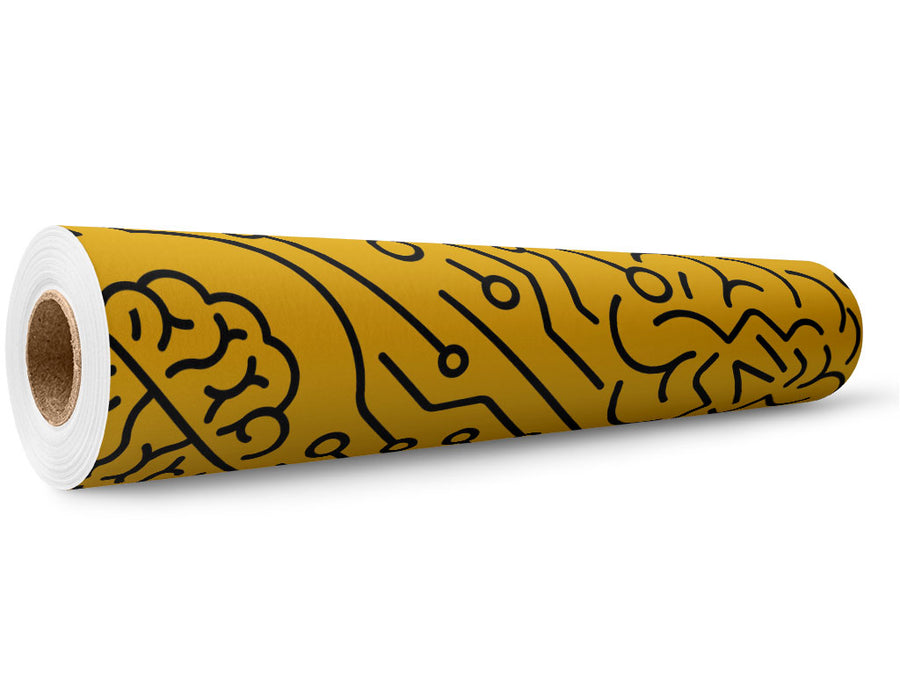 Yellow AI Technology Wrap Film Wholesale Roll~Rwraps Series 914 Digitally Printed Vinyl Roll~5