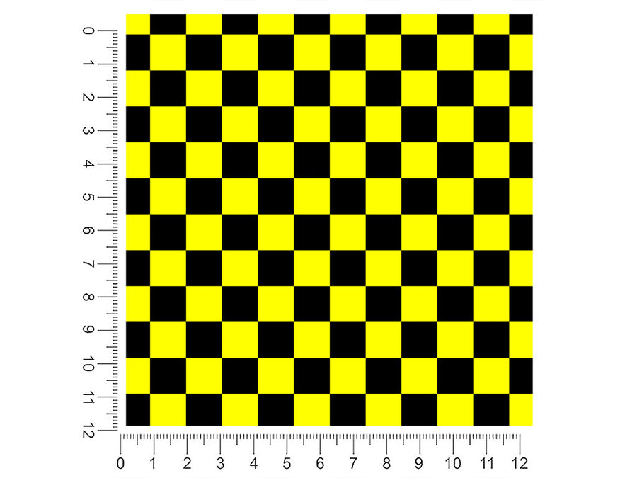 yellow checkered 1ft x 1ft Craft Sheets