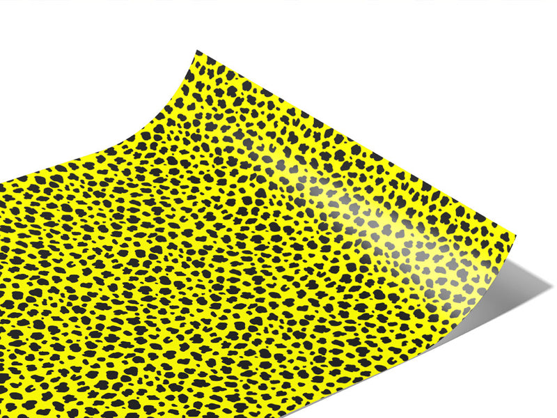 Yellow Cheetah Vinyl Wraps~Rwraps Series 914 Digitally Printed Vinyl Wrap~1