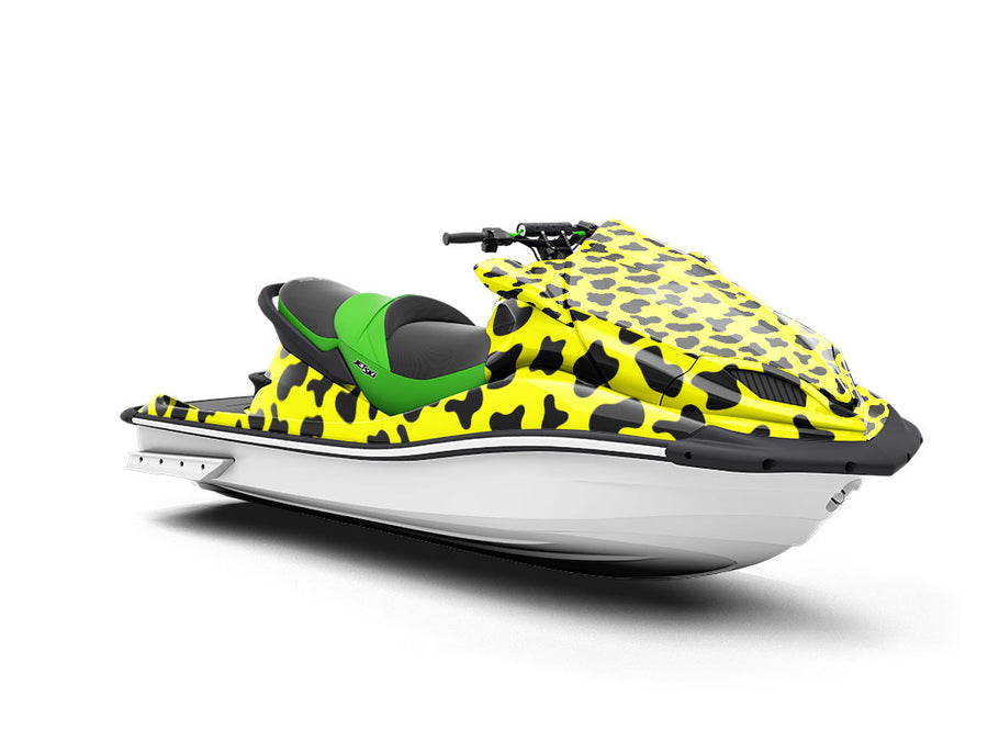 Yellow Cow Jet Ski Vinyl Customized Wrap
