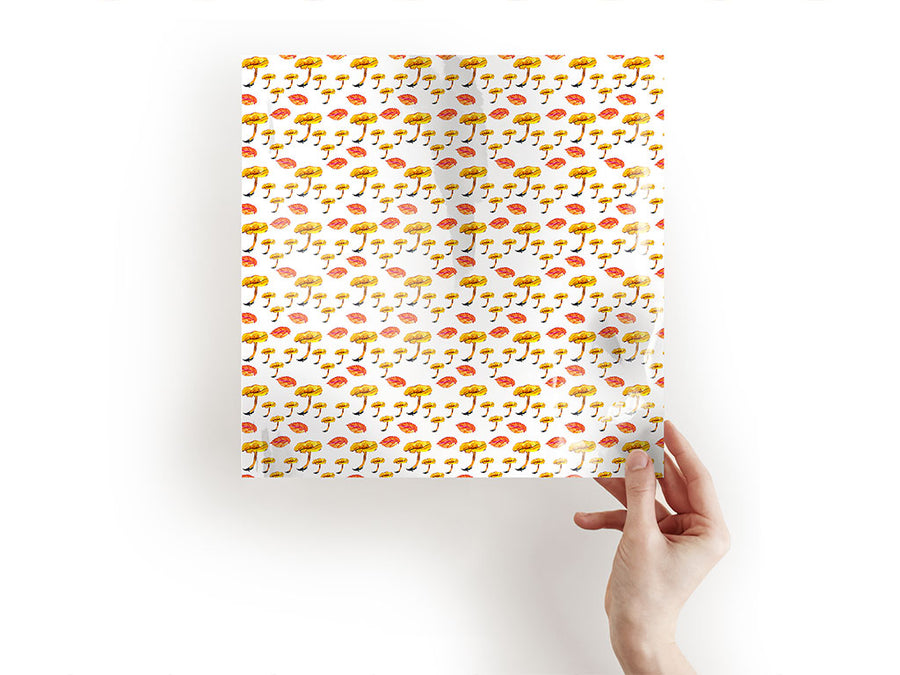 yellow foot fun mushroom Craft Sheets
