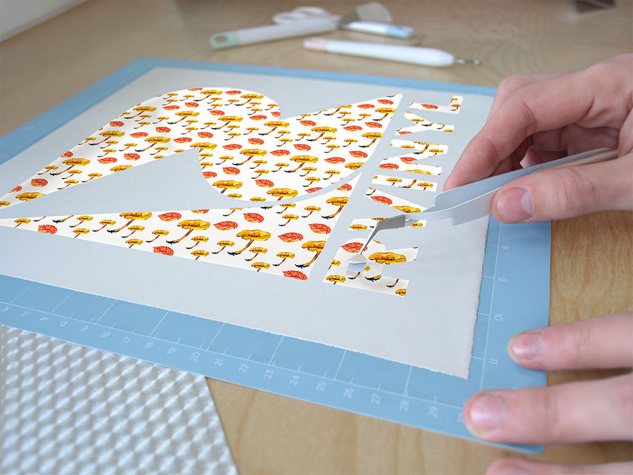 yellow foot fun mushroom Easy Weed Craft Vinyl