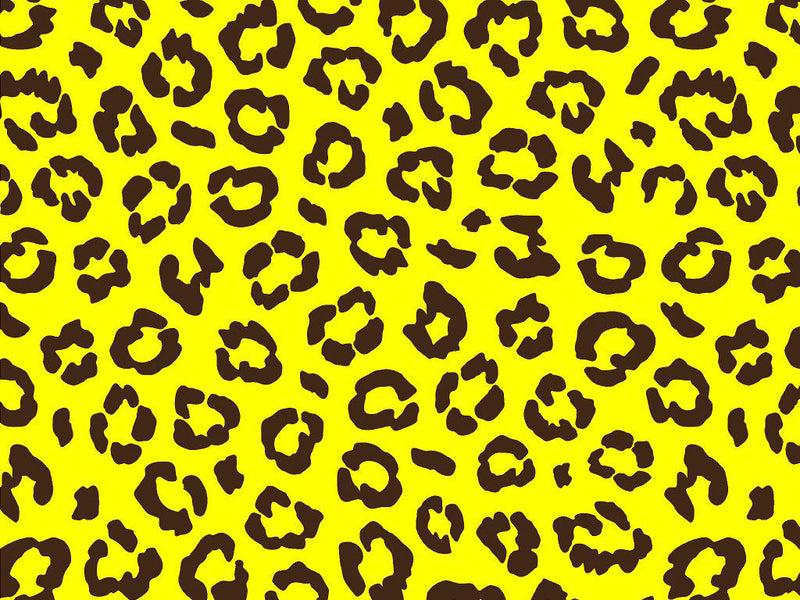 Yellow Leopard Vinyl Wrap Pattern~Rwraps Series 914 Digitally Printed Vinyl Wrap~0