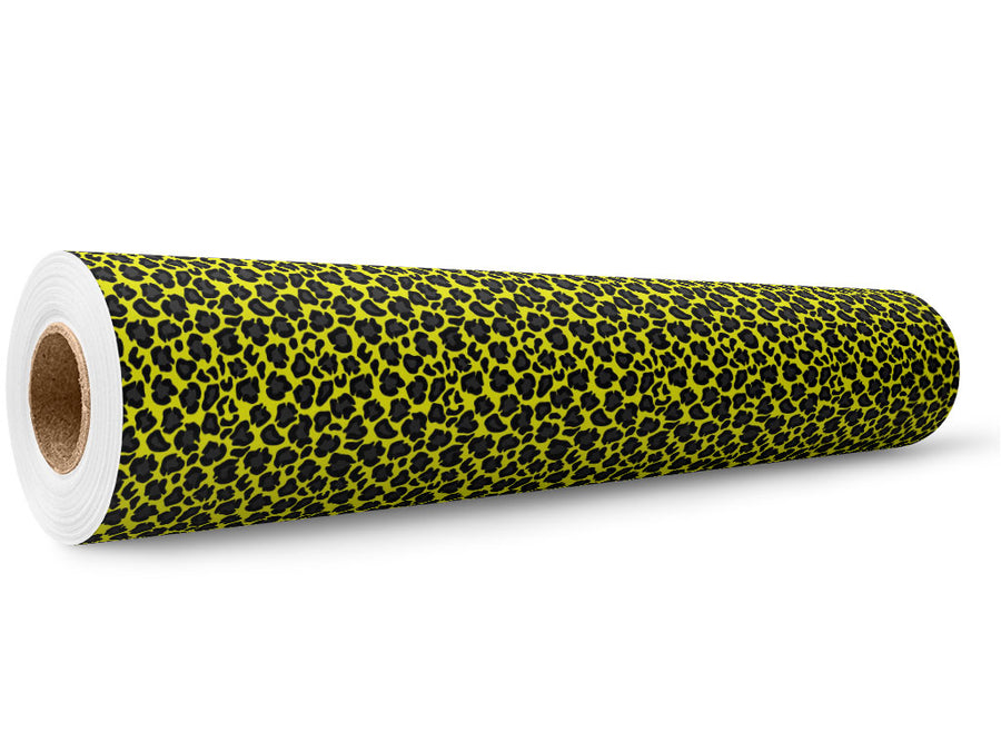 Yellow Panther Wrap Film Wholesale Roll~Rwraps Series 914 Digitally Printed Vinyl Roll~6
