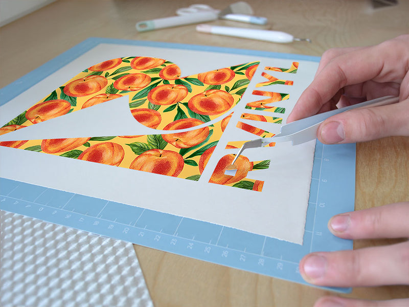 yellow peachy keen fruit Easy Weed Craft Vinyl