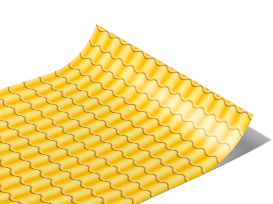 Yellow Tile Vinyl Wraps~Rwraps Series 914 Digitally Printed Vinyl Wrap~1