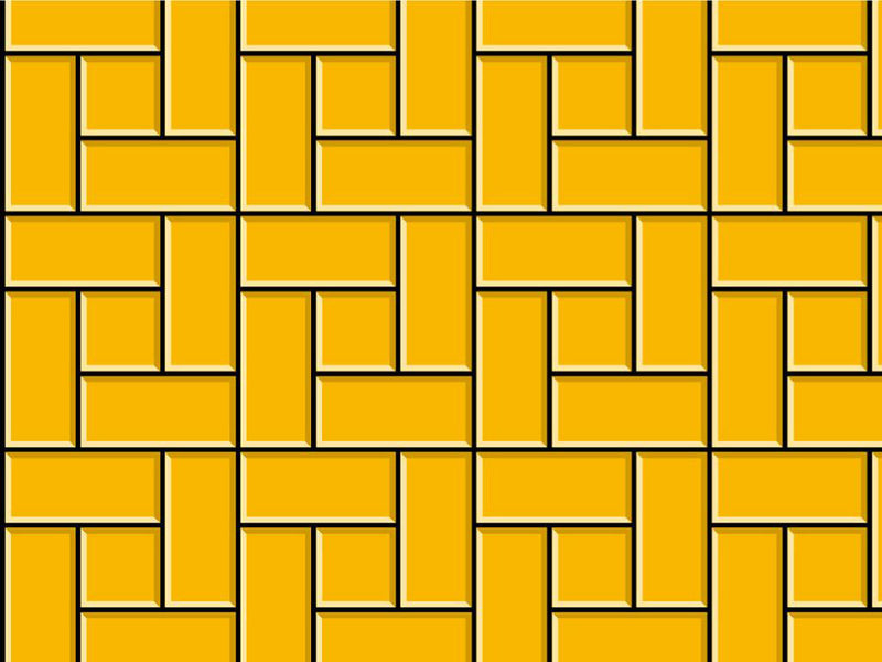 Yellow Brick Vinyl Wrap Pattern~Rwraps Series 914 Digitally Printed Vinyl Wrap~0