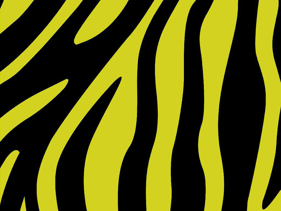 Yellow Zebra Vinyl Wrap Pattern~Rwraps Series 914 Digitally Printed Vinyl Wrap~0