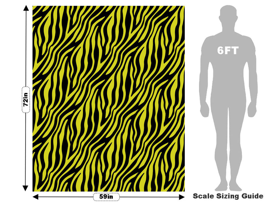Yellow Zebra Vehicle Wrap Scale~Rwraps Series 914 Yellow Zebra Measurements~2
