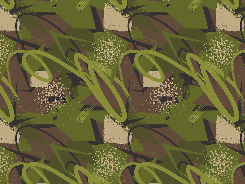 Yes Sir Abstract Vinyl Wrap Pattern~Rwraps Series 914 Digitally Printed Vinyl Wrap~0