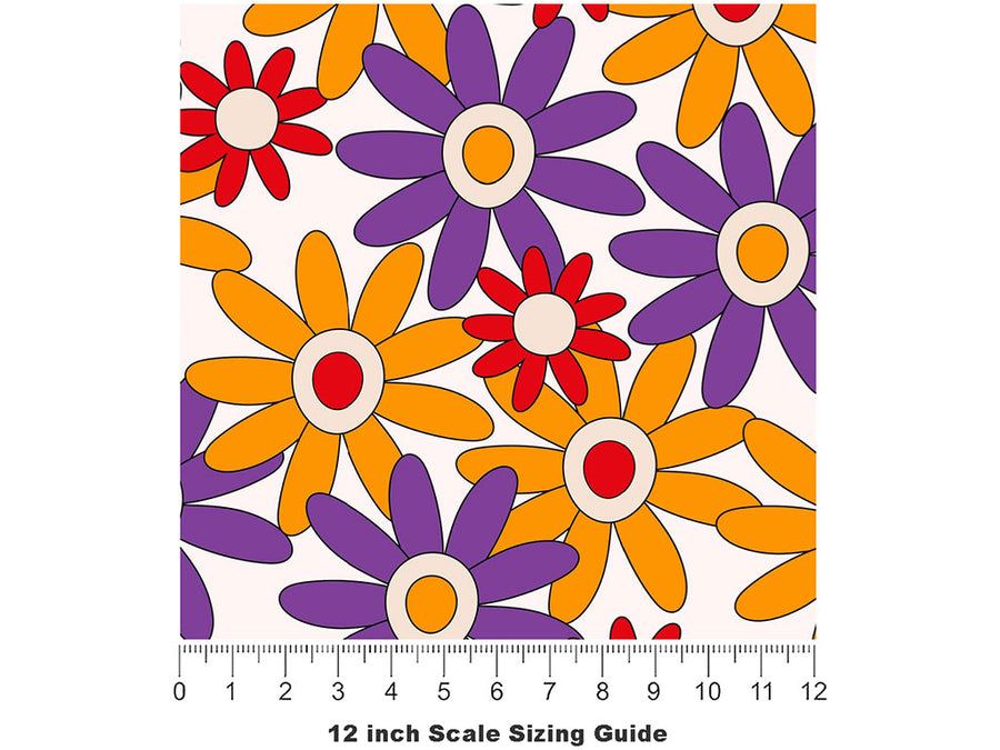 You Dig Retro Vinyl Film Pattern Size 12 inch Scale~Rwraps You Dig Retro Sizing Chart~2