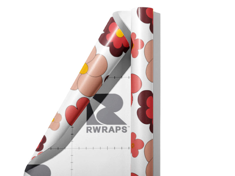 Young Blood Retro Wrap Film Sheets~Rwraps Series 914 Young Blood Retro Scrolled Sheet~3