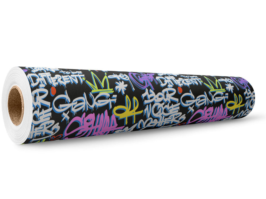 Your Voice Matters Graffiti Wrap Film Wholesale Roll~Rwraps Series 914 Digitally Printed Vinyl Roll~5
