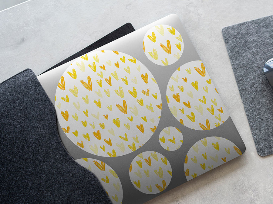 youthful love heart DIY Laptop Stickers