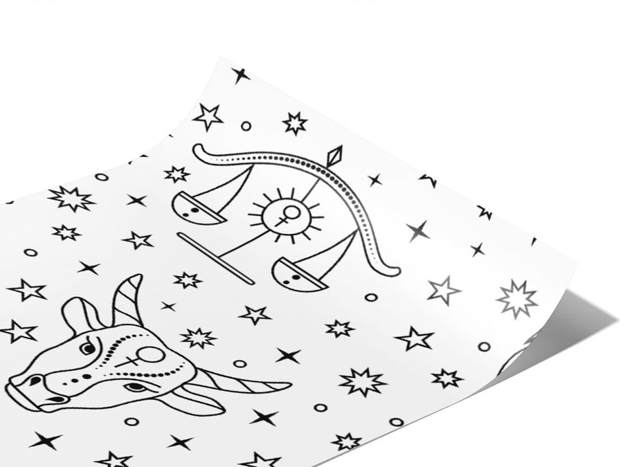 Zodiac Representatives Astrology Vinyl Wraps~Rwraps Series 914 Digitally Printed Vinyl Wrap~0