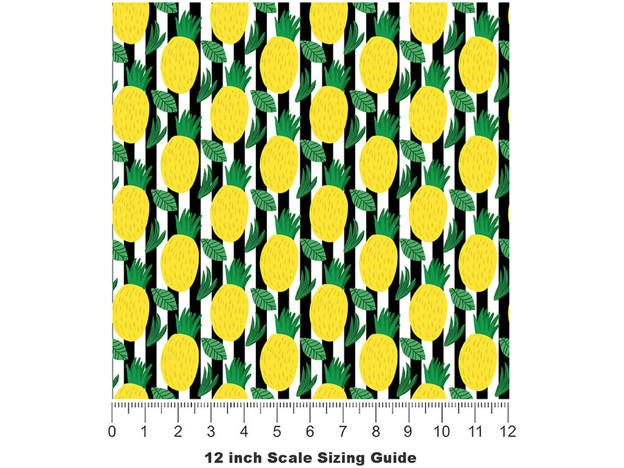 Zululand Queen Fruit Vinyl Film Pattern Size 12 inch Scale~Rwraps Zululand Queen Fruit Sizing Chart~2