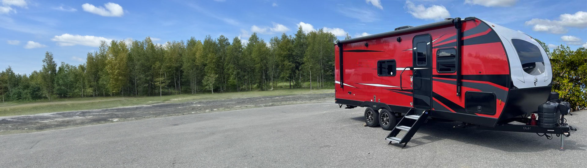 Red Travel Trailer Wraps