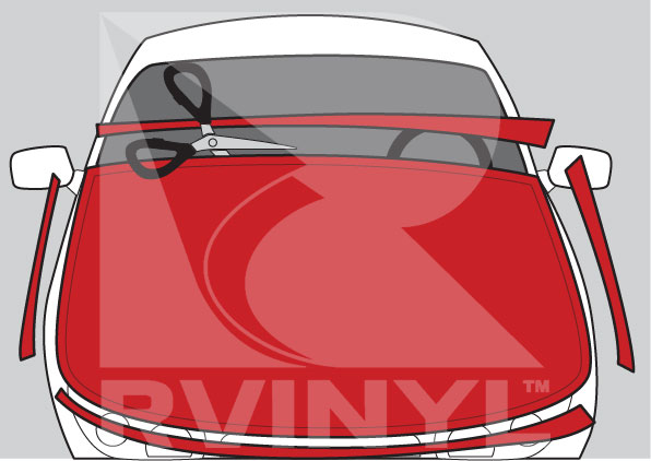 Roughly Trim Your Vinyl Wrap to Size