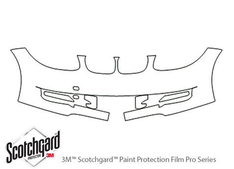 3M™ BMW 1-Series 2008-2013 Paint Protection Kit - Bumper