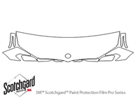 BMW 5-Series 2017-2023 3M Clear Bra Hood Paint Protection Kit Diagram