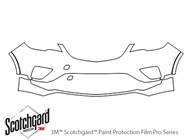 Buick Envision 2016-2023 3M Clear Bra Bumper Paint Protection Kit Diagram