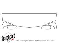 Chevrolet Monte Carlo 2000-2005 3M Clear Bra Hood Paint Protection Kit Diagram