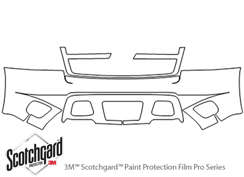 3M™ Chevrolet Tahoe 2007-2014 Paint Protection Kit - Bumper