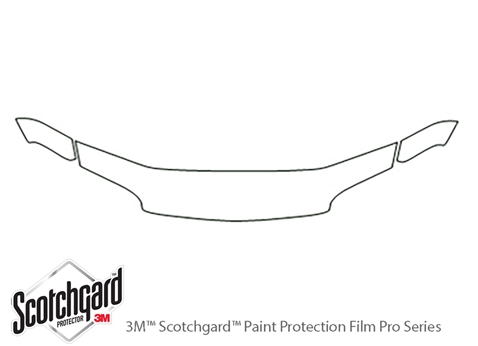 3M™ Dodge Intrepid 1993-1997 Paint Protection Kit - Hood