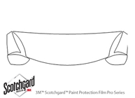 Fiat 500L 2014-2021 3M Clear Bra Hood Paint Protection Kit Diagram