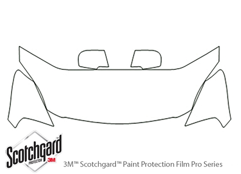 3M™ Kia Optima 2007-2008 Paint Protection Kit - Hood
