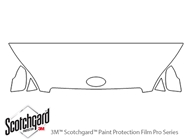 Kia Soul 2012-2013 3M Clear Bra Hood Paint Protection Kit Diagram