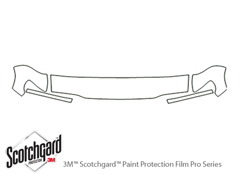 3M™ Kia Sportage 2000-2002 Paint Protection Kit - Hood