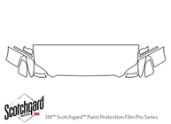 Lincoln Navigator 2018-2023 3M Clear Bra Hood Paint Protection Kit Diagram