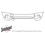 MINI Clubman 2016-2023 3M Clear Bra Bumper Paint Protection Kit Diagram