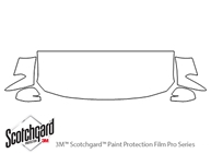 Mazda CX-9 2016-2023 3M Clear Bra Hood Paint Protection Kit Diagram