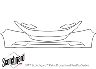 Mazda Mazda3 2019-2024 3M Clear Bra Bumper Paint Protection Kit Diagram