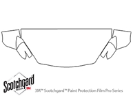 Mazda Mazda5 2011-2012 3M Clear Bra Hood Paint Protection Kit Diagram