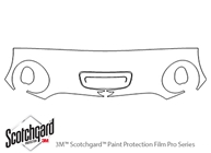 Mini Clubman 2011-2014 3M Clear Bra Hood Paint Protection Kit Diagram